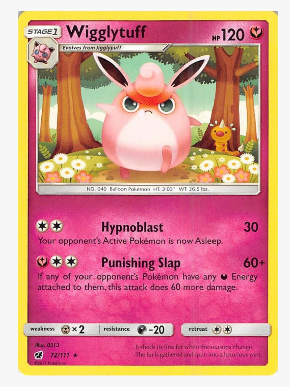 Wigglytuff Crimson Invasion (SM04) Pokemon Trading Card
